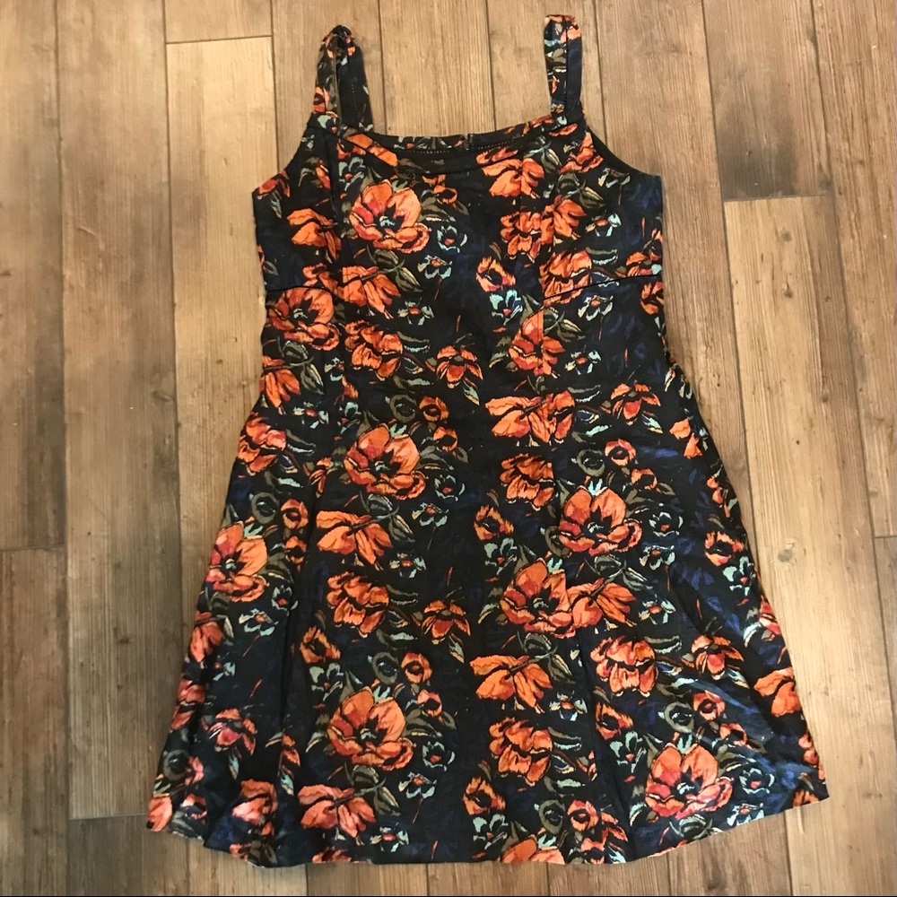 Peruvian Connection Floral Linen Dress
